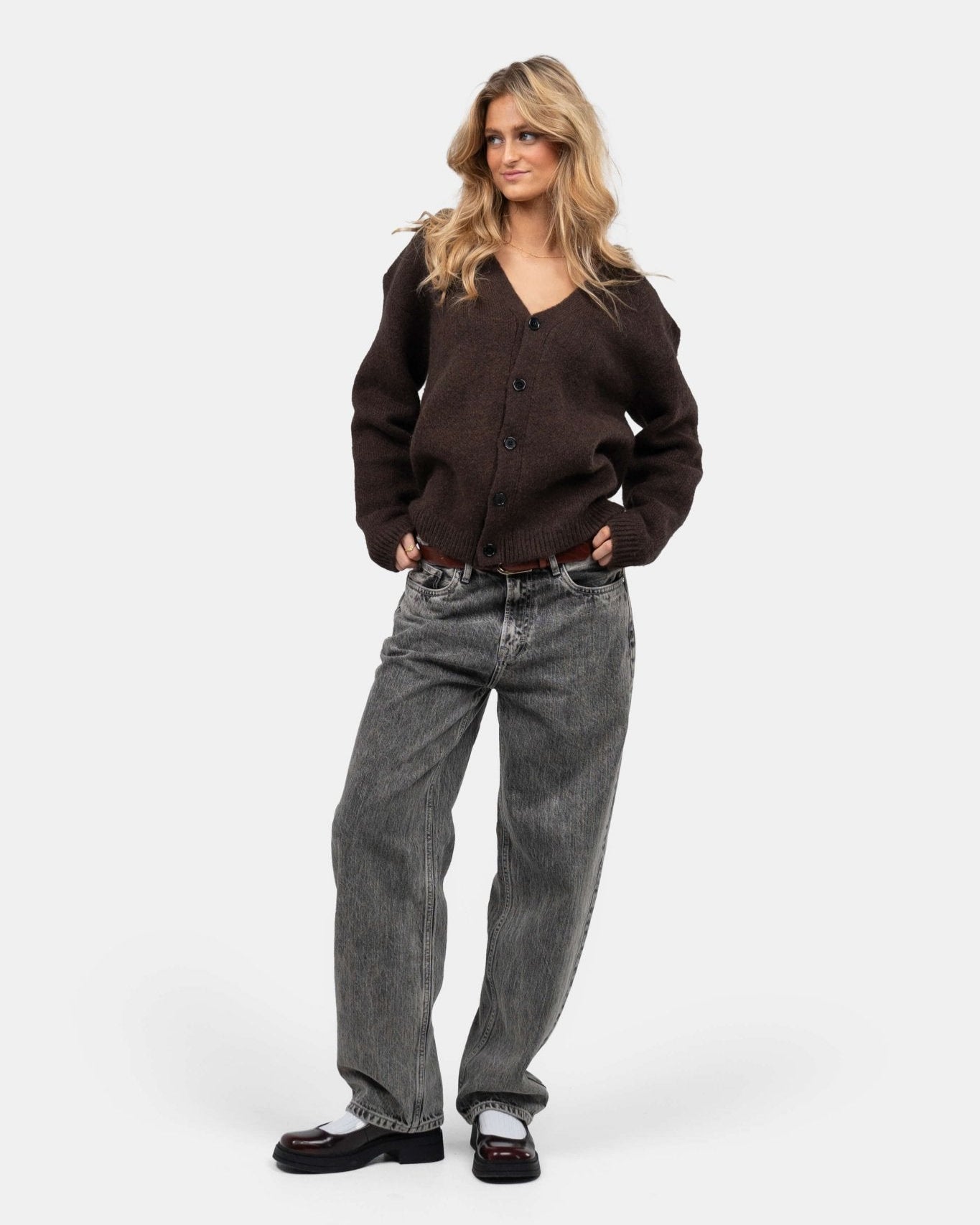 Cardigan Brun | Skagen - clothing.dk